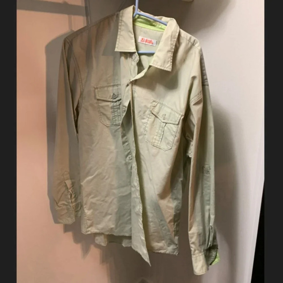 Tan button up shirt - XXL - Picture 1 of 2
